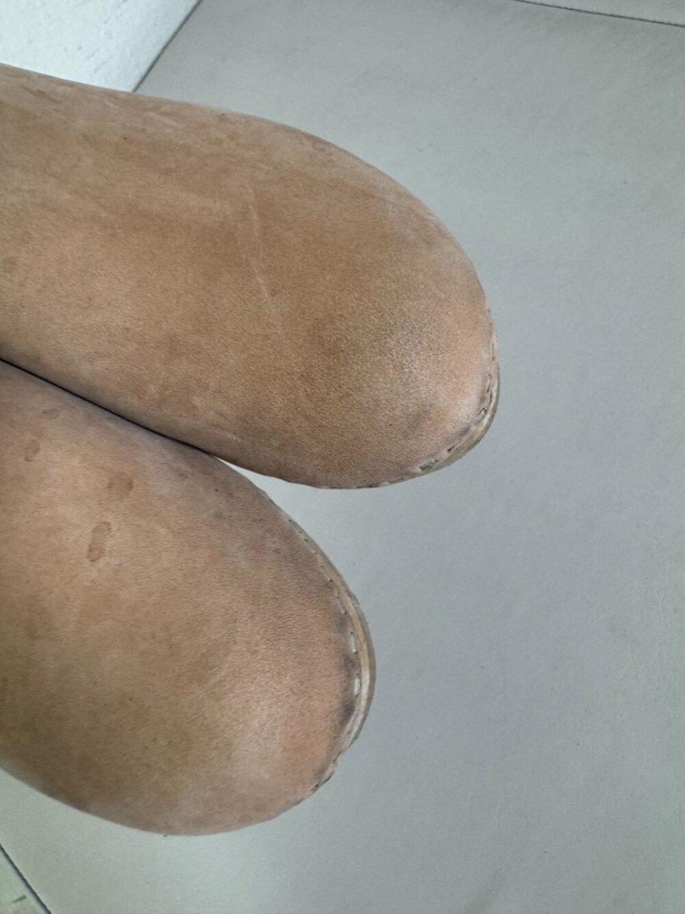 BRYR Tan Leather Classic Worker Clogs Wooden Soles 37 US sz 7 Mule Shoes Heeled - Picture 15 of 16